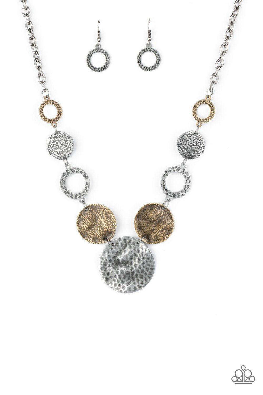Paparazzi Accessories-Terra Adventure - Silver Necklace