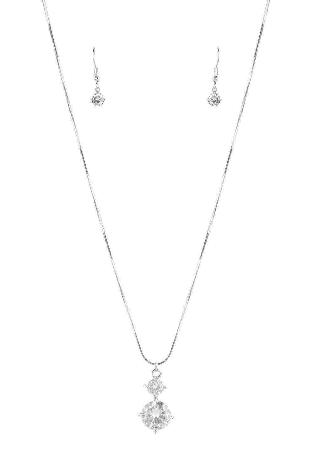 Paparazzi Accessories-Top Dollar Diva - White Necklace
