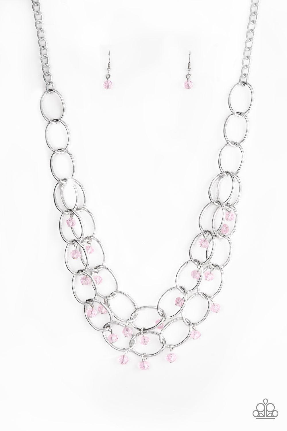 Paparazzi Accessories-Yacht Tour - Pink Necklace