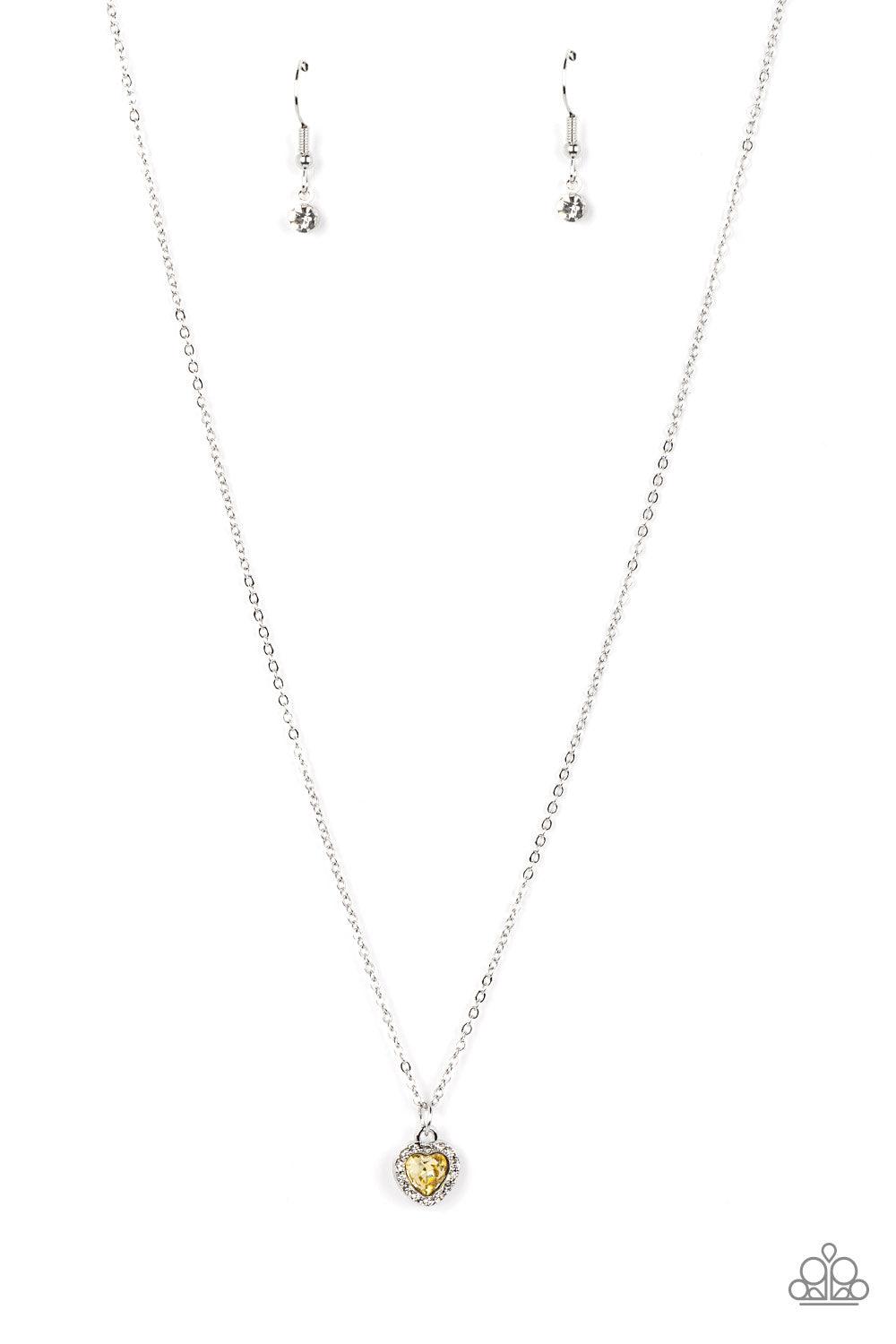 A Little Lovestruck Yellow Necklace - Jewe;ry by Bretta - Jewelry by Bretta