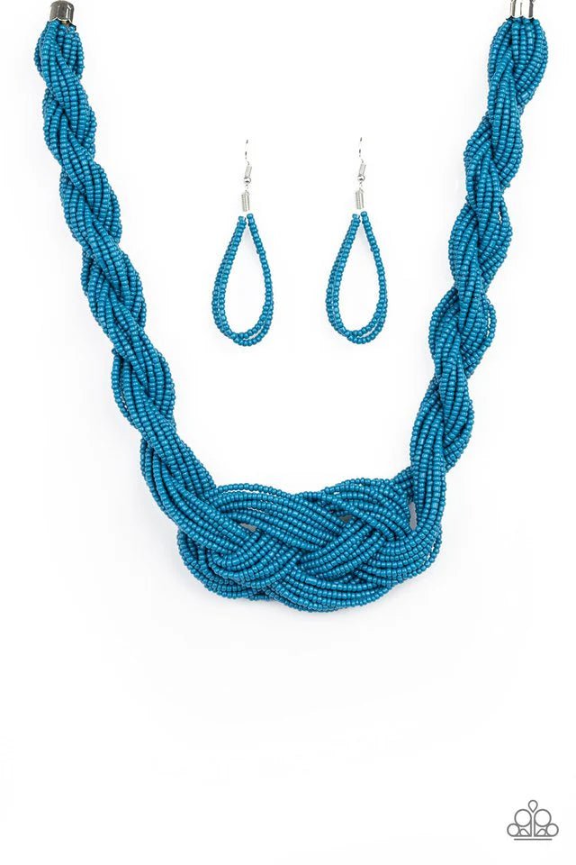 A Standing Ovation Blue Necklace - Jewelry by Bretta - Jewelry by Bretta