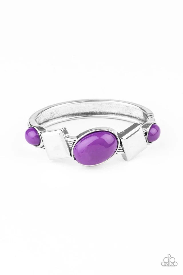 Abstract Appeal Purple Bracelet - Jewelry by Bretta - Jewelry by Bretta