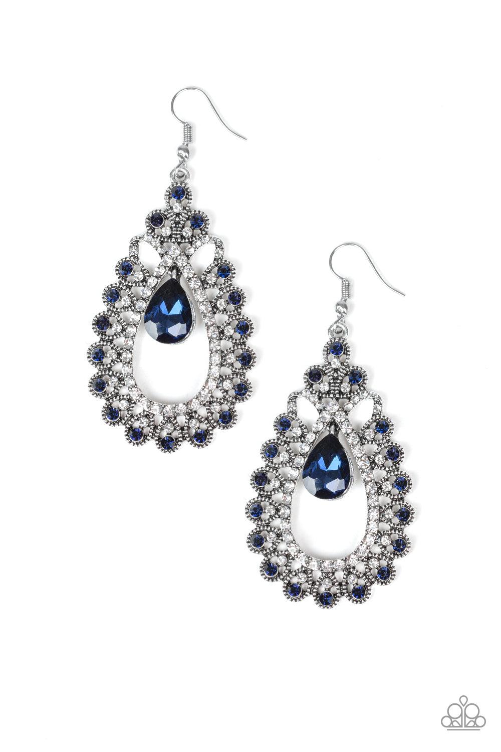All About Business Blue Earrings - Jewelry by Bretta - Jewelry by Bretta