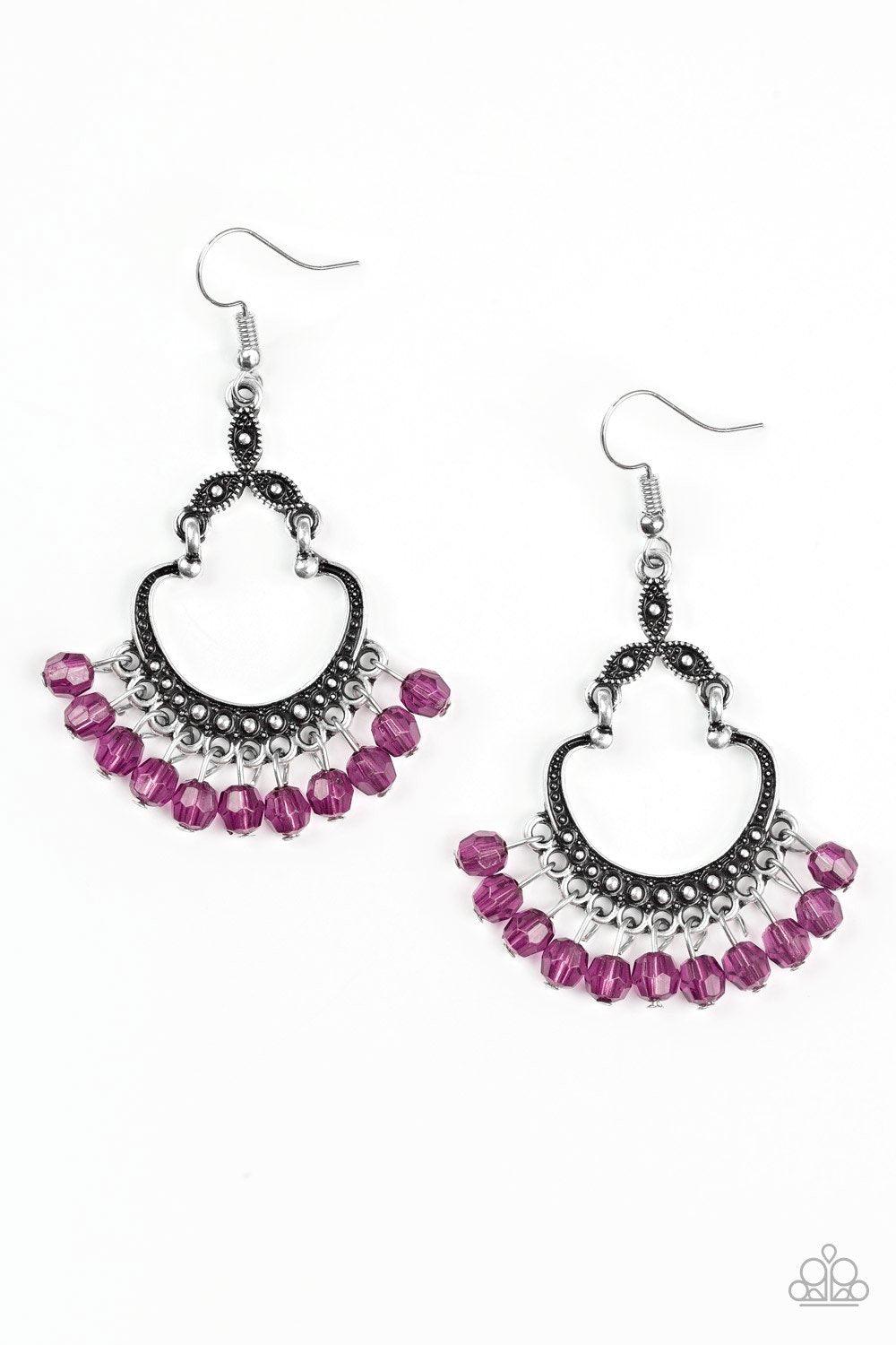 Babe Alert Purple Earrings - Jewelry By Bretta - Jewelry by Bretta