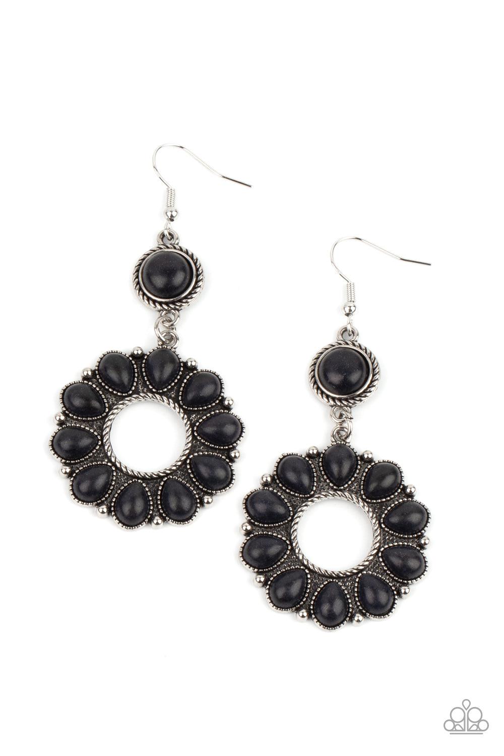 Back At The Ranch Black Earrings - Jewelry by Bretta - Jewelry by Bretta