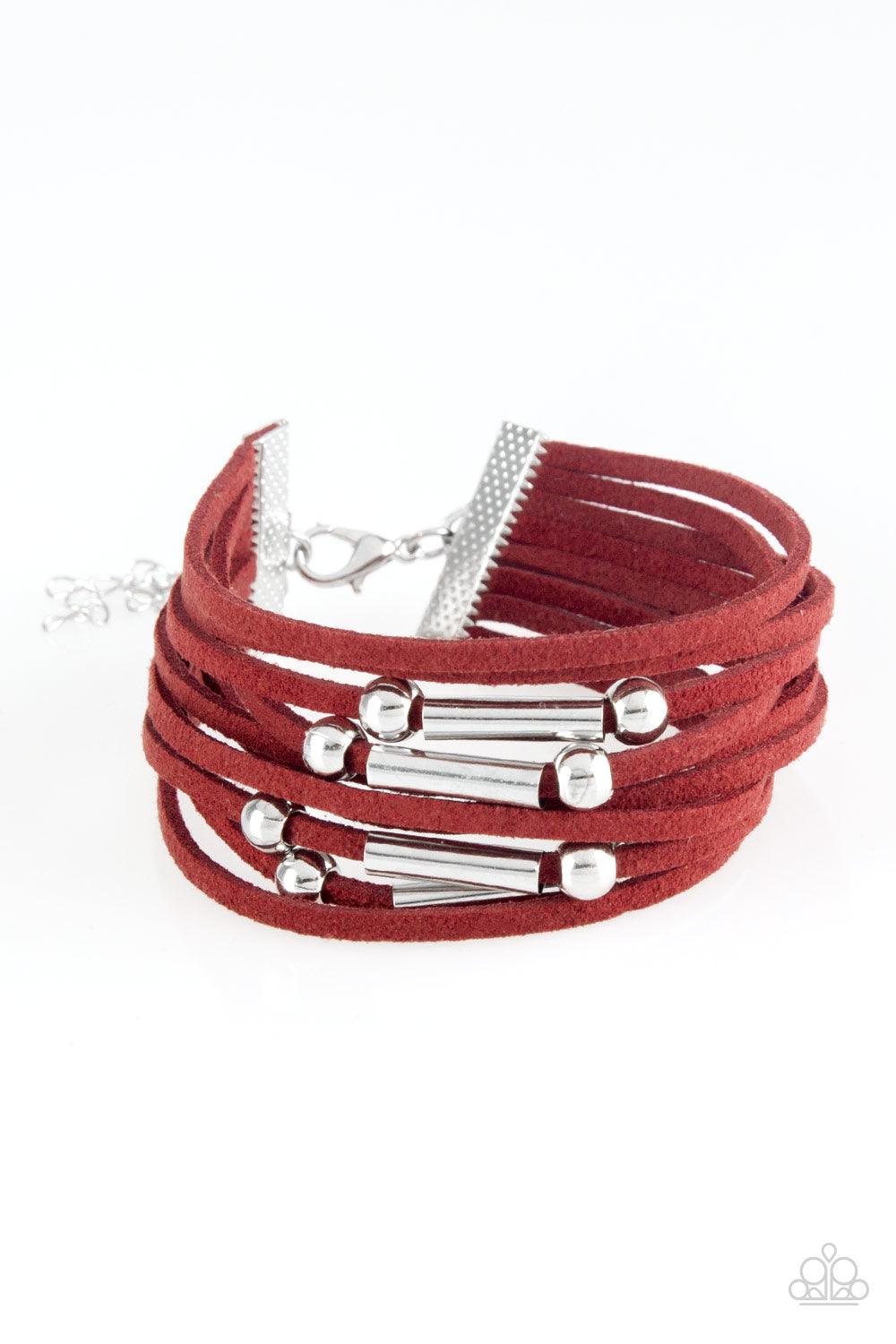 Back To BACKPACKER - Red Bracelet - Jewelry By Bretta - Jewelry by Bretta