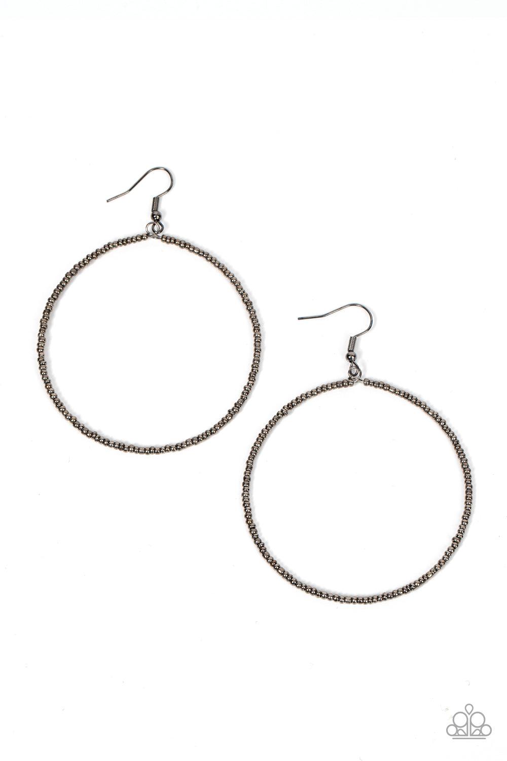 Basically Beaded Black Earrings - Jewelry by Bretta - Jewelry by Bretta