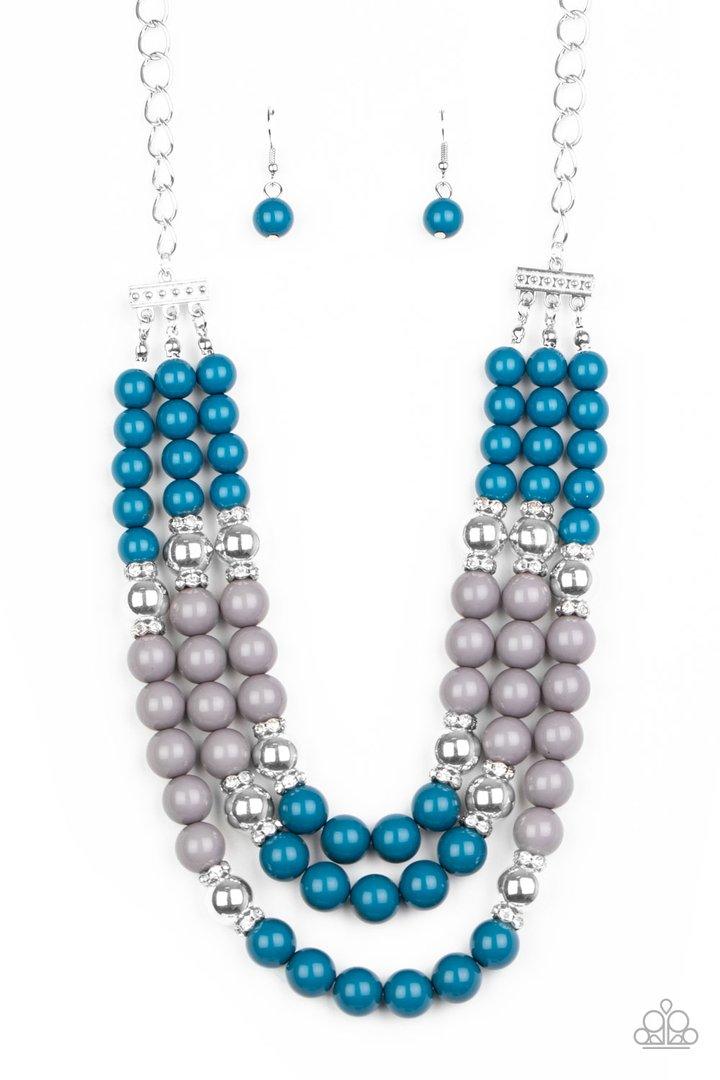 BEAD Your Own Drum Blue Necklace - Jewelry By Bretta - Jewelry by Bretta