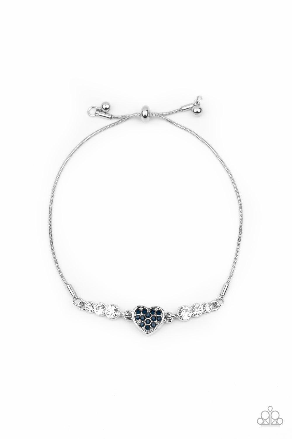 Big-Hearted Beam Blue Bracelet - Jewelry By Bretta - Jewelry by Bretta