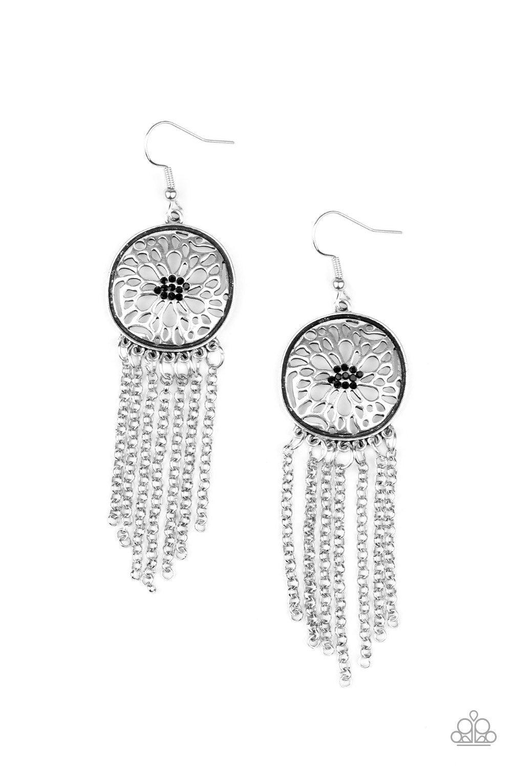 Blissfully Botanical Black Earrings - Jewelry By Bretta - Jewelry by Bretta