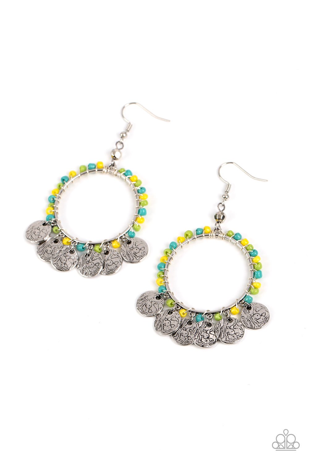 Bohemian Beach Blast Green Earrings - Jewelry by Bretta - Jewelry by Bretta
