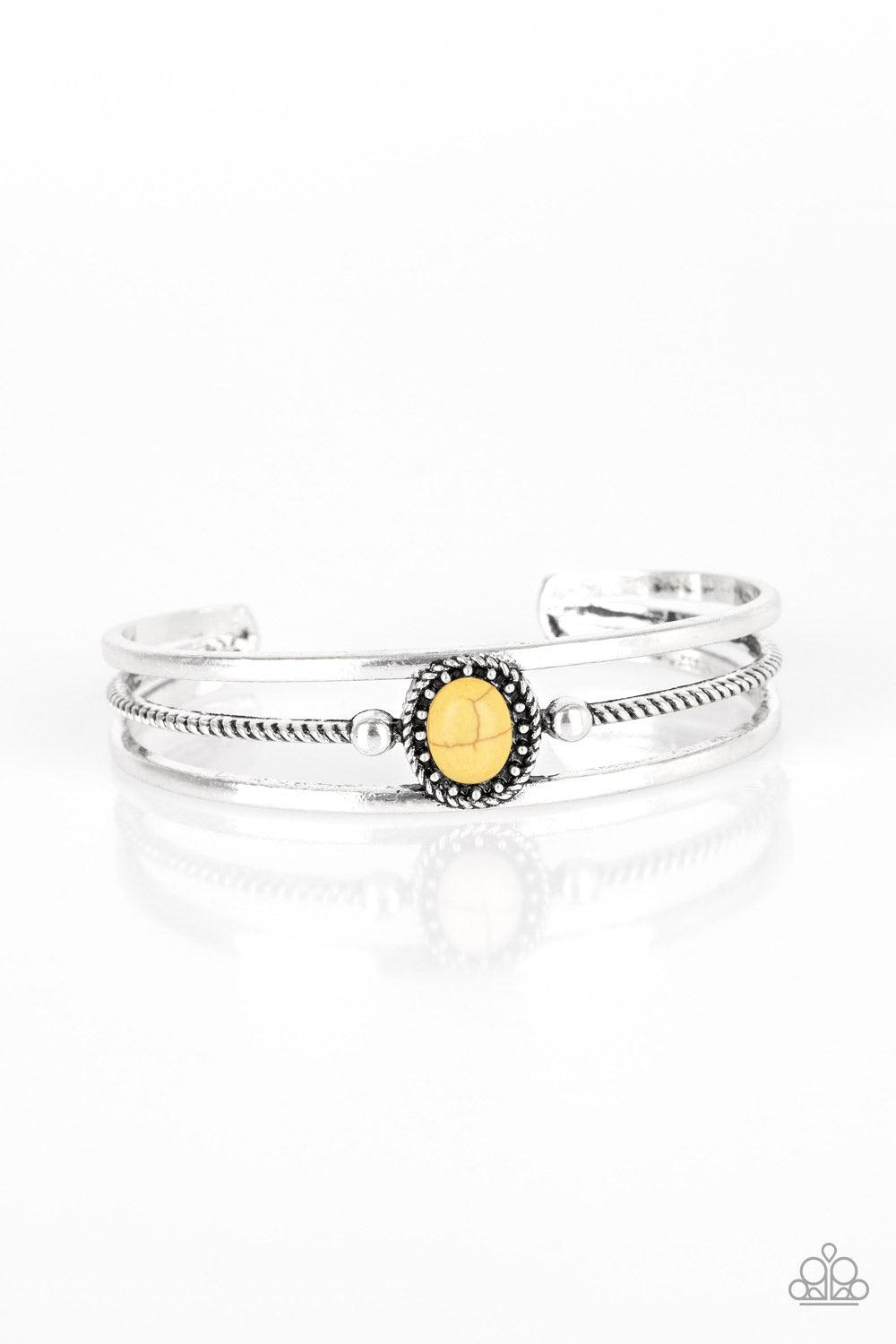 Borderline Borderland Yellow Cuff Bracelets - Jewelry by Bretta - Jewelry by Bretta