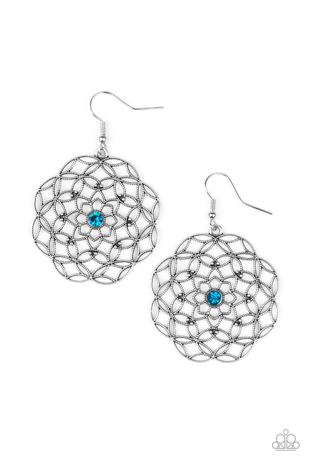 Botanical Bash - Blue Earrings - Jewelry By Bretta - Jewelry by Bretta