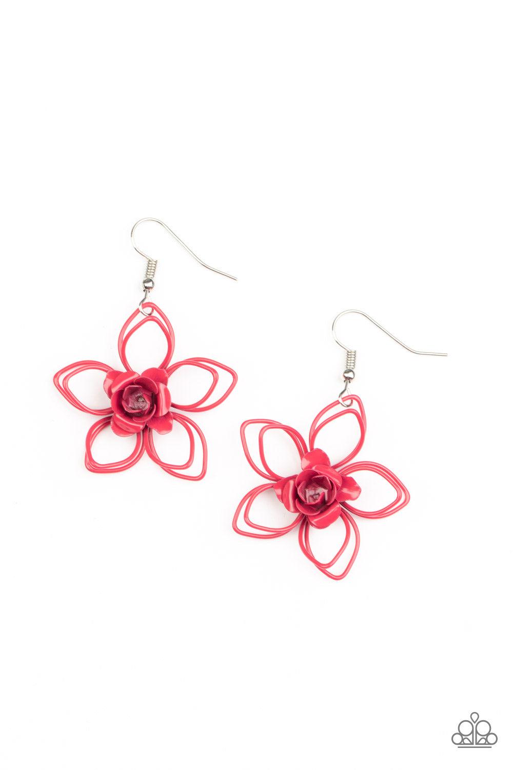Botanical Bonanza Pink Earrings - Jewelry by Bretta - Jewelry by Bretta