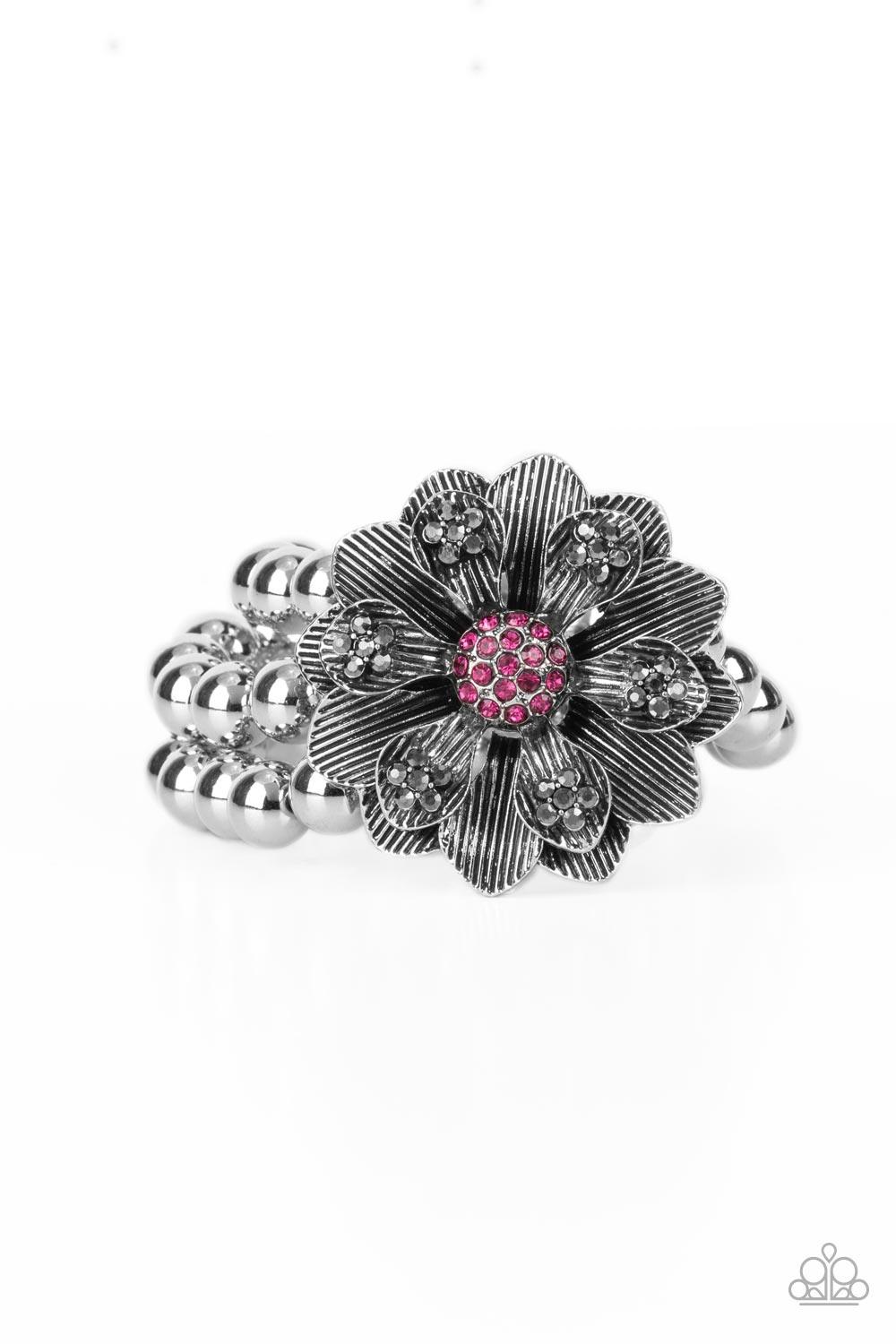 Botanical Bravado Pink Bracelet - Jewelry by Bretta - Jewelry by Bretta