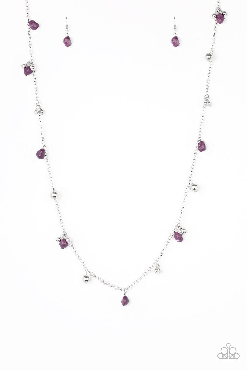 Both Feet On The Ground Purple Necklace - Jewelry By Bretta - Jewelry by Bretta