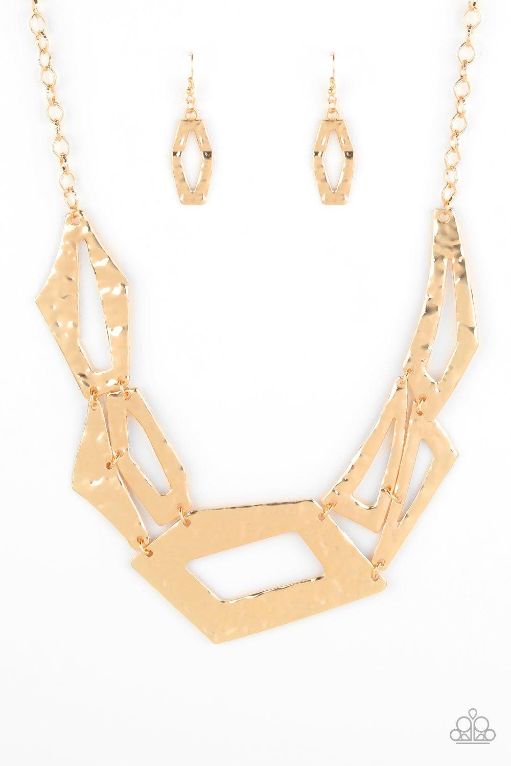 Break The Mold - Gold Necklace - Jewelry By Bretta - Jewelry by Bretta