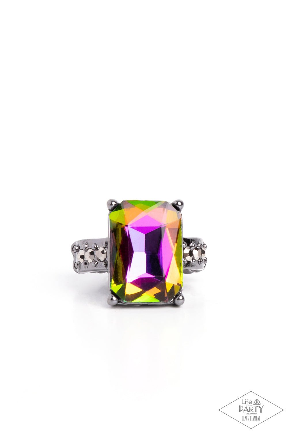 Bring Down the POWERHOUSE Multi Oil Spill Ring - Jewelry bby Bretta - Jewelry by Bretta