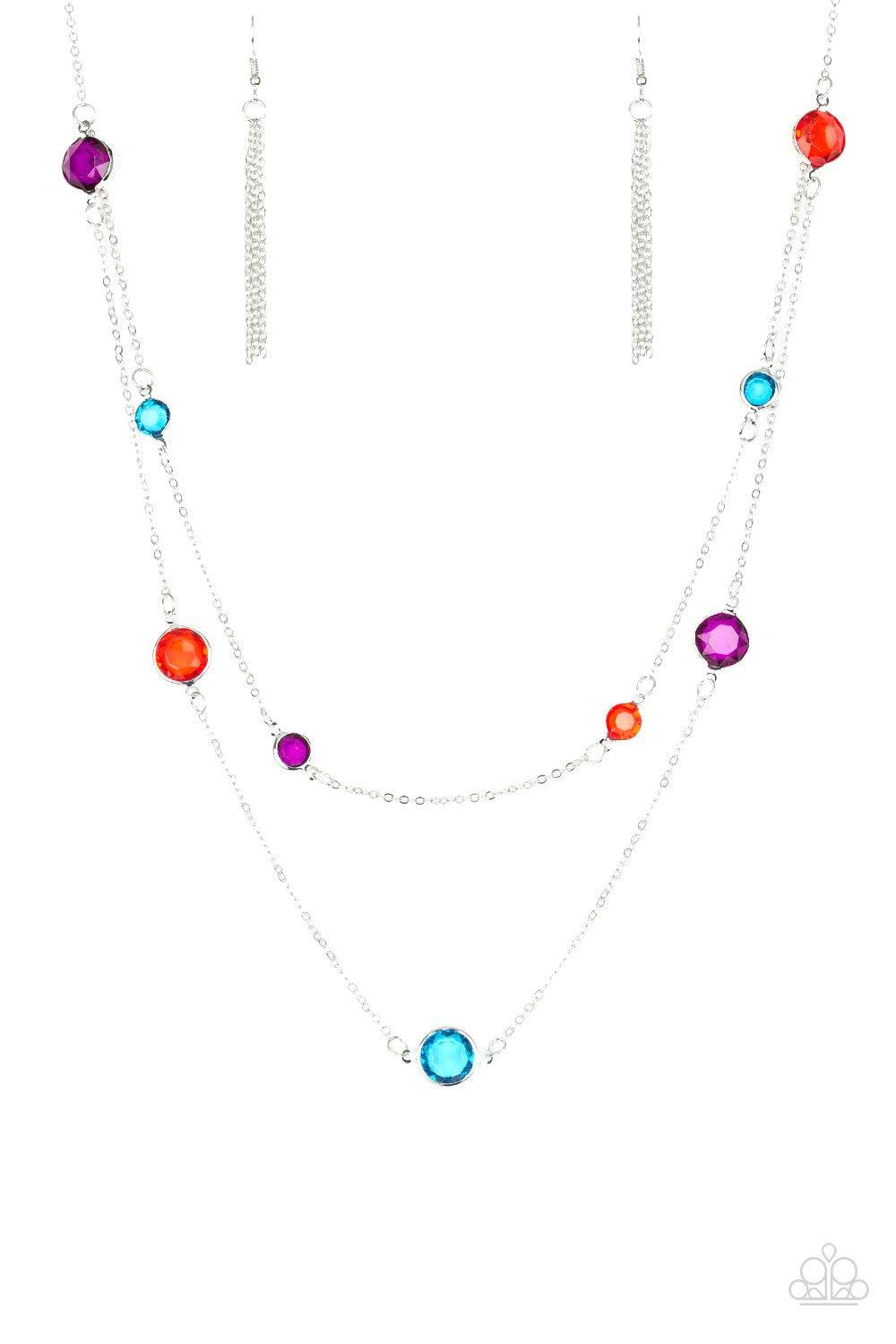 Paparazzi Accessories-Raise Your Glass - Multi Necklace
