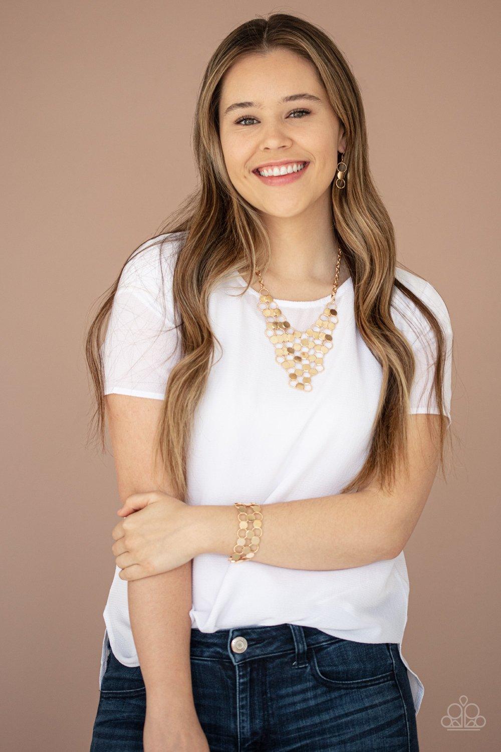 Cast a Wider Net Gold Bracelet - Jewelry by Bretta - Jewelry by Bretta
