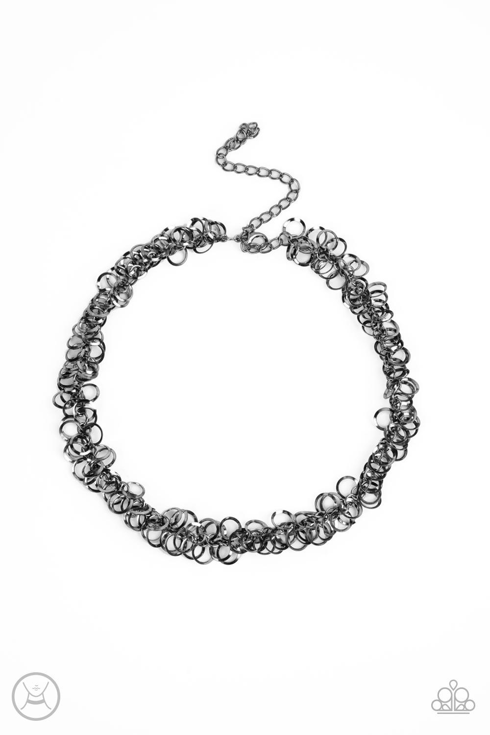 Cause a Commotion Black Necklace - Jewelry by Bretta - Jewelry by Bretta