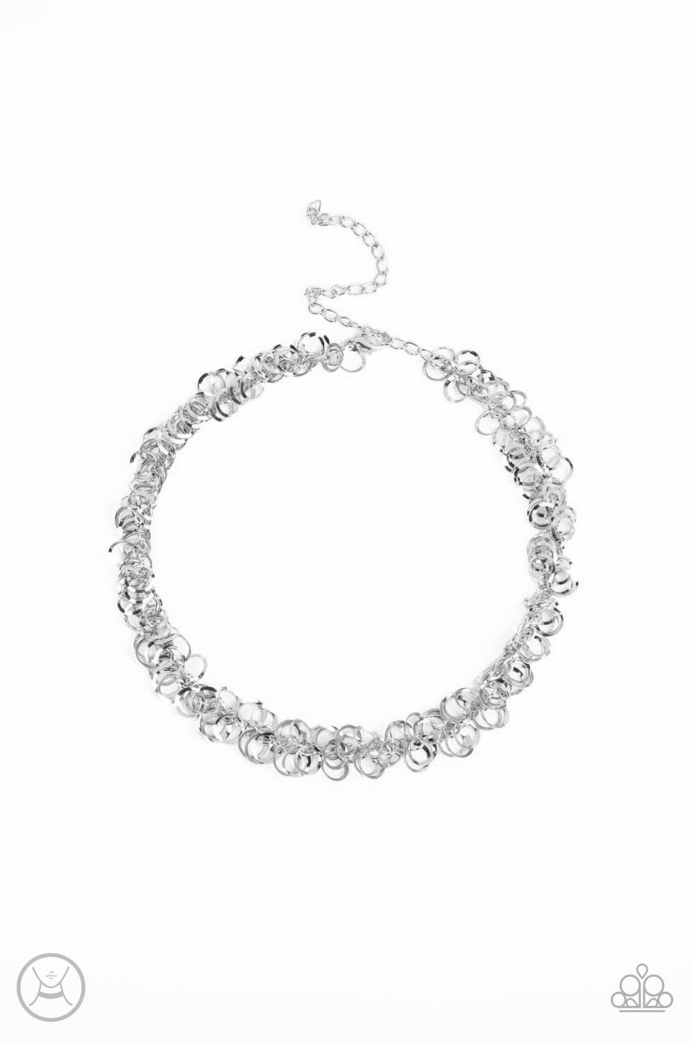 Cause a Commotion Silver Necklace - Jewelry by Bretta - Jewelry by Bretta