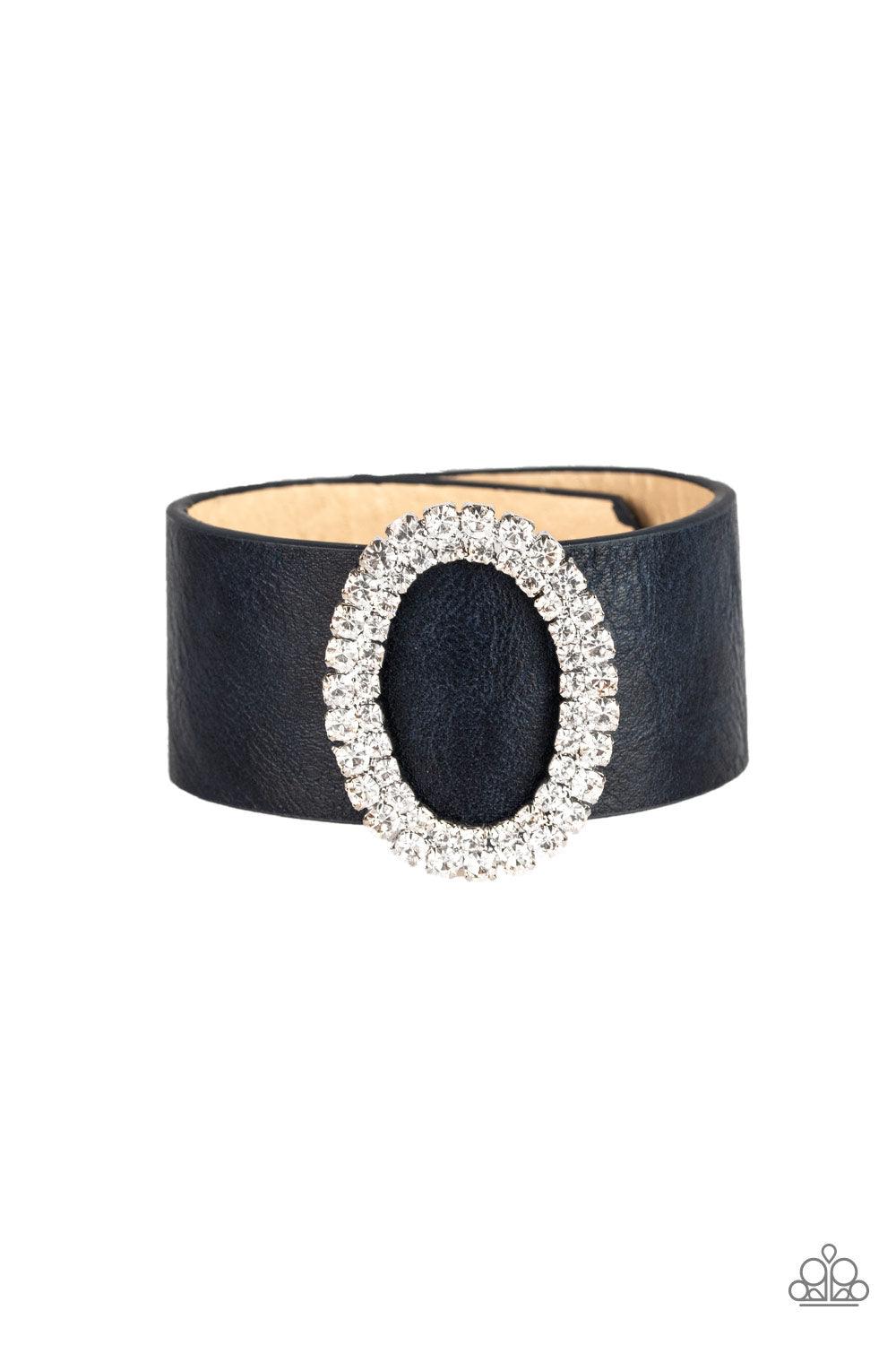 Center Stage Starlet Blue Wrap Bracelet - Jewelry by Bretta - Jewelry by Bretta
