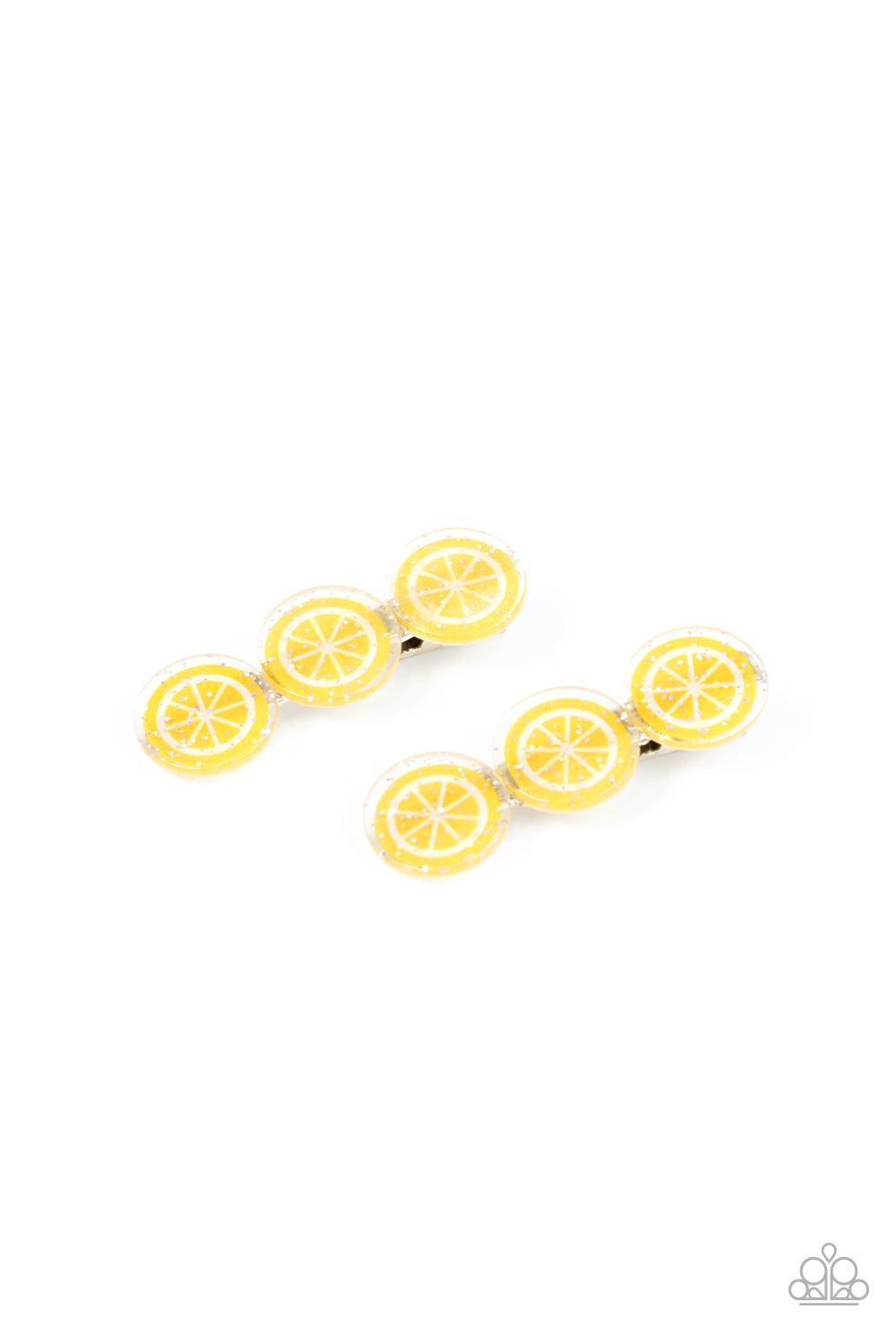Charismatically Citrus Yellow Hair Clip - Jewelry by Bretta - Jewelry by Bretta