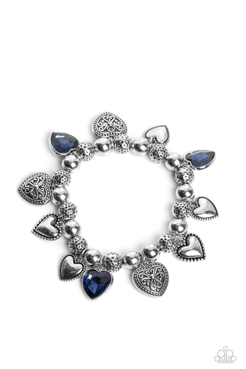 Charming Crush Blue Bracelet - Jewelry by Bretta - Jewelry by Bretta