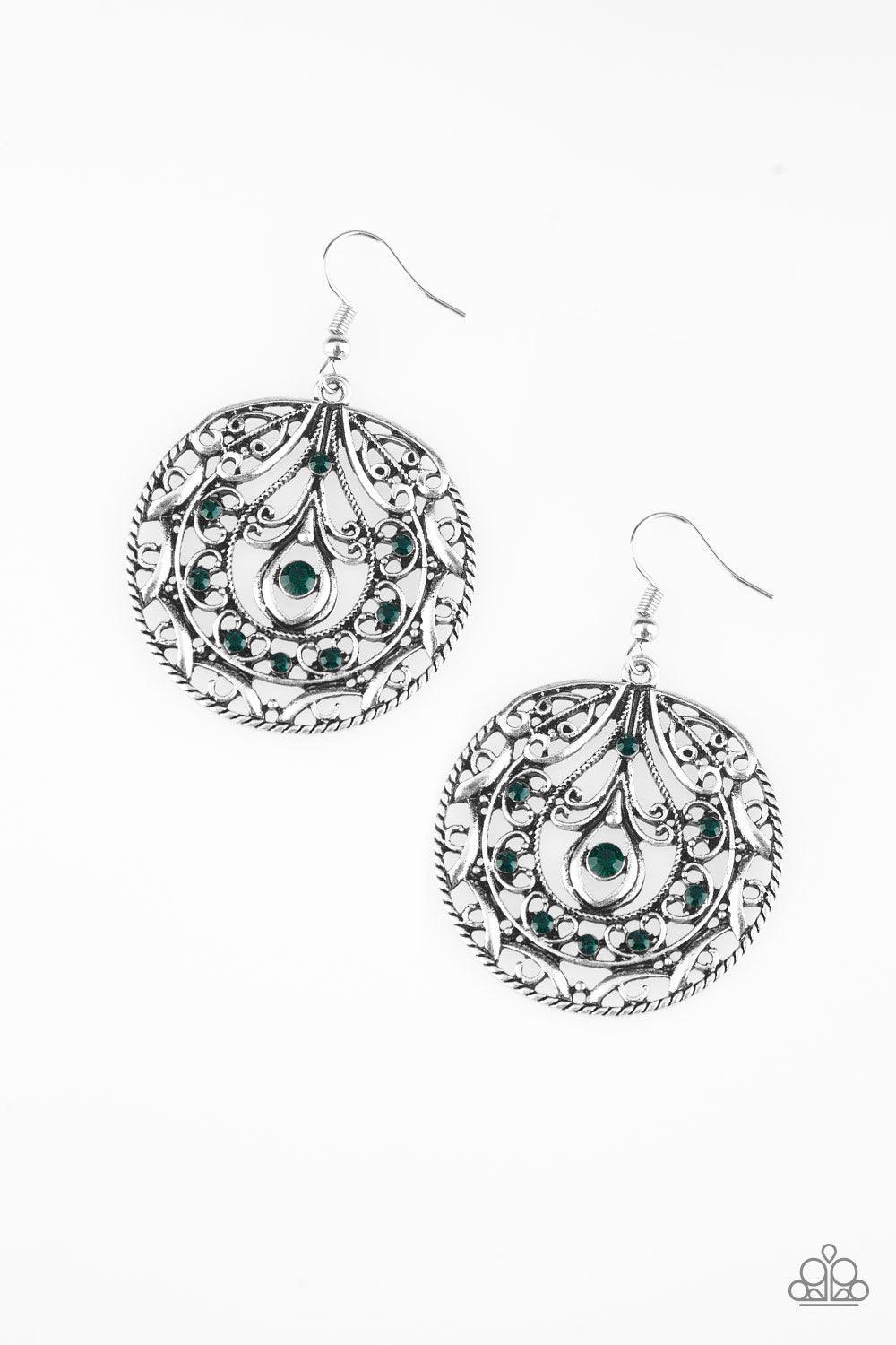 Choose To Sparkle Green Earrings - Jewelry by Bretta - Jewelry by Bretta