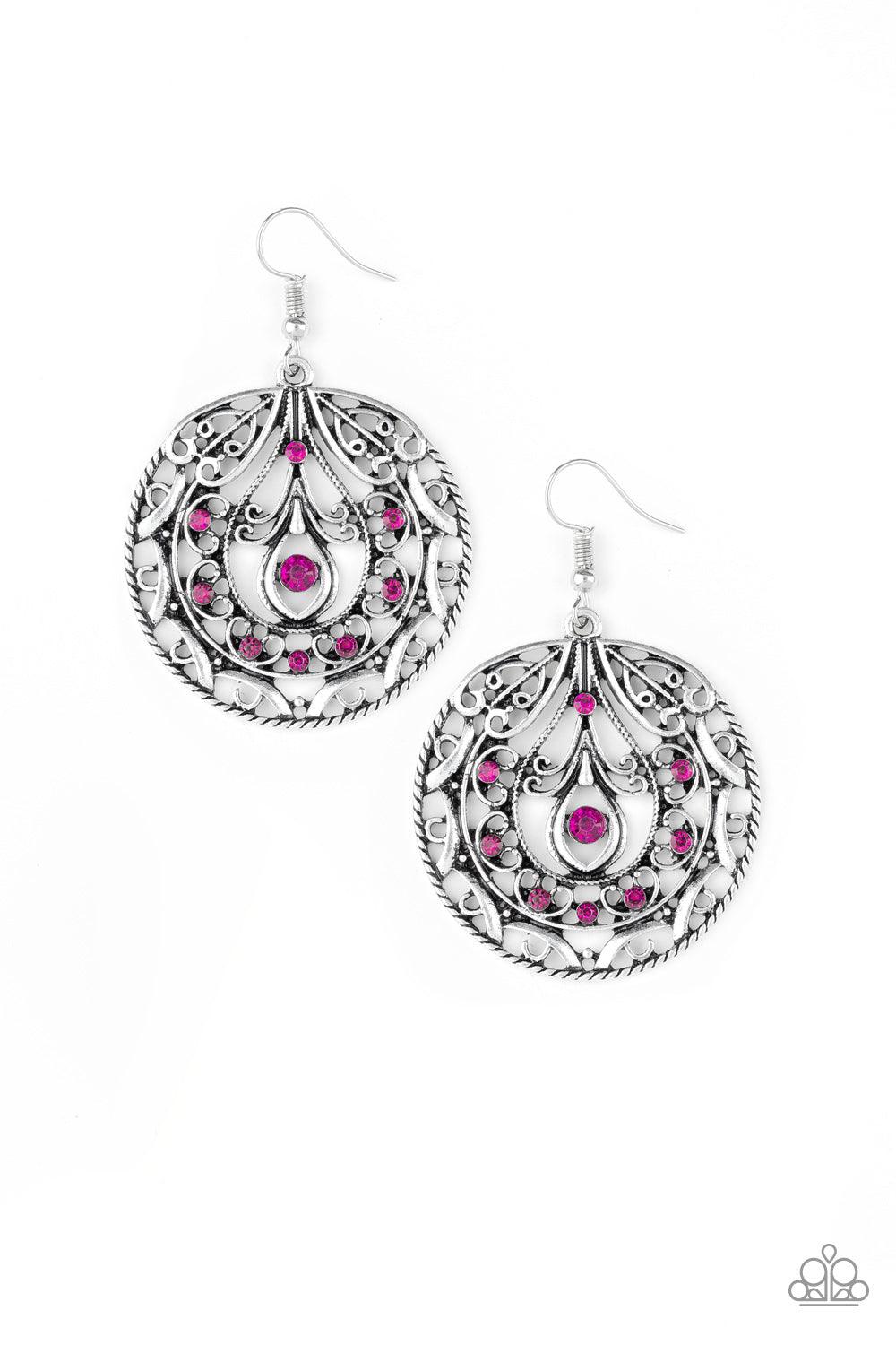 Choose To Sparkle Pink Earrings - Jewelry by Bretta - Jewelry by Bretta