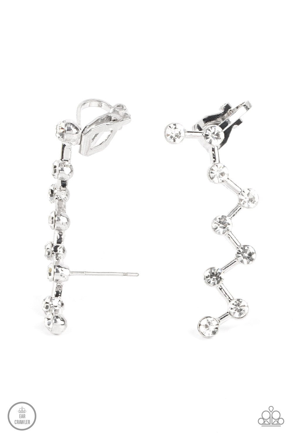 Clamoring Constellations White Earrings - Jewelry by Bretta - Jewelry by Bretta