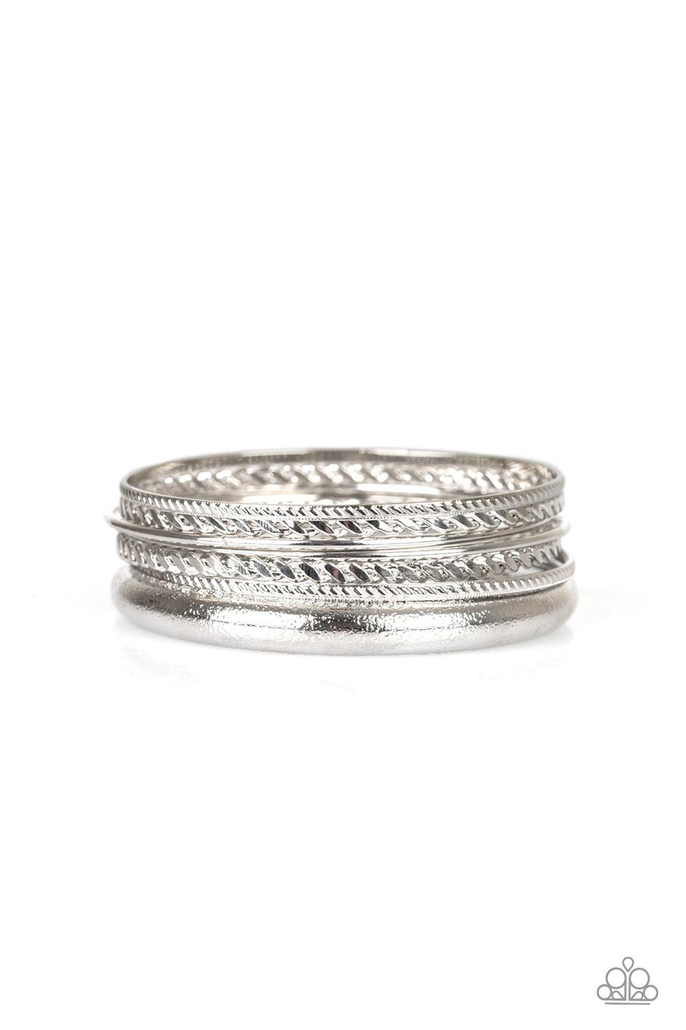 CLIQUE Here Silver-Bangle Bracelets - Jewelry by Bretta - Jewelry by Bretta