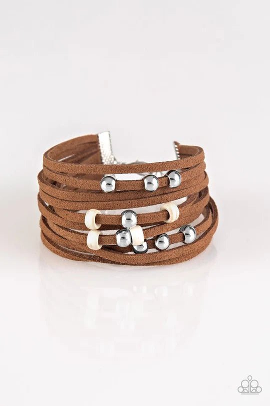 Colorfully Coachella White Bracelet - Jewelry By Bretta - Jewelry by Bretta