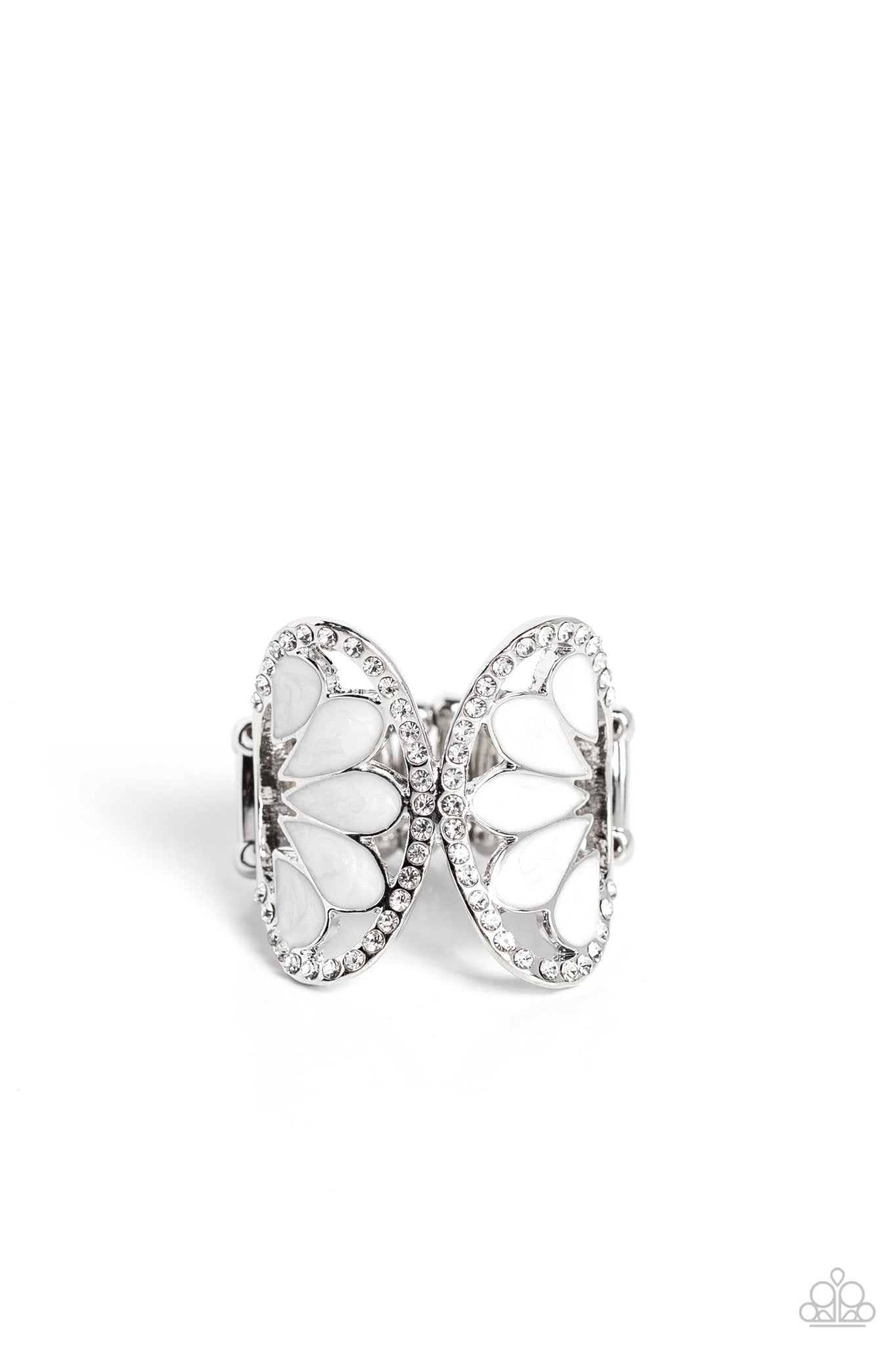 Concaved Catwalk White Ring - Jewelry by Bretta - Jewelry by Bretta