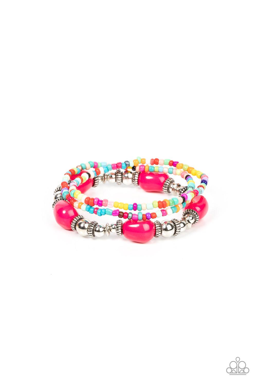 Confidently Crafty Pink Bracelet - Jewelry by Bretta - Jewelry by Bretta