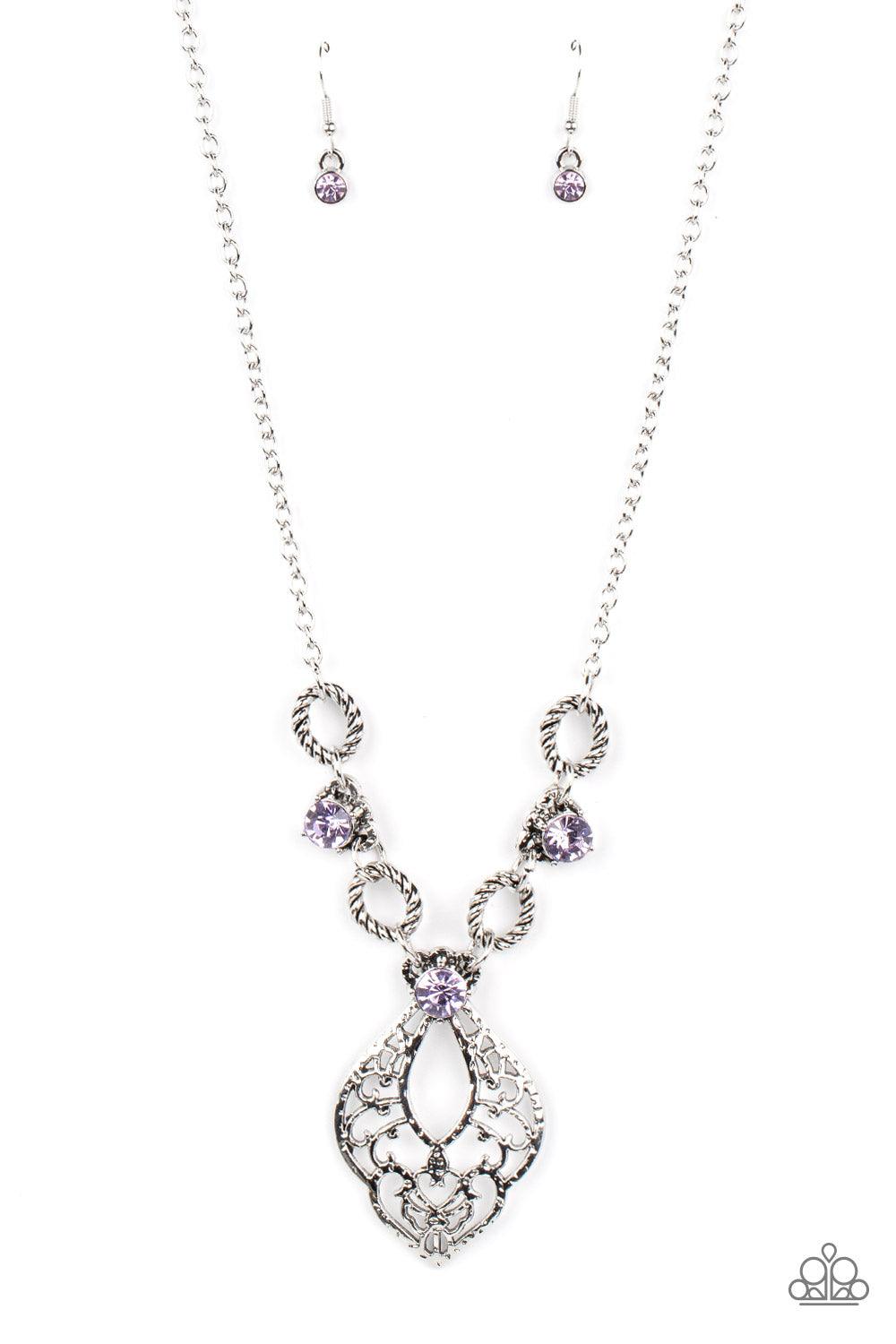Contemporary Connections Purple Necklace - Jewelry by Bretta - Jewelry by Bretta