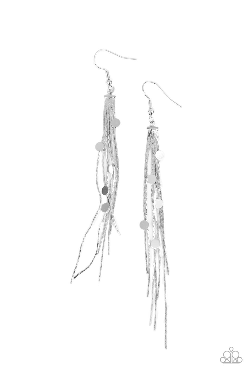 Cosmic Cascade Silver Earrings - Jewelry by Bretta - Jewelry by Bretta