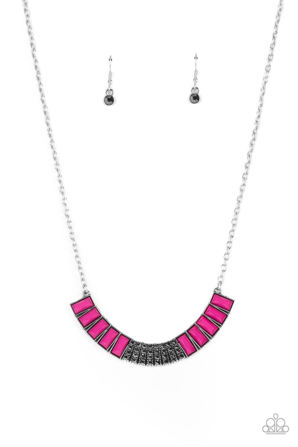 Coup de MANE Pink Necklace - Jewelry by Bretta - Jewelry by Bretta