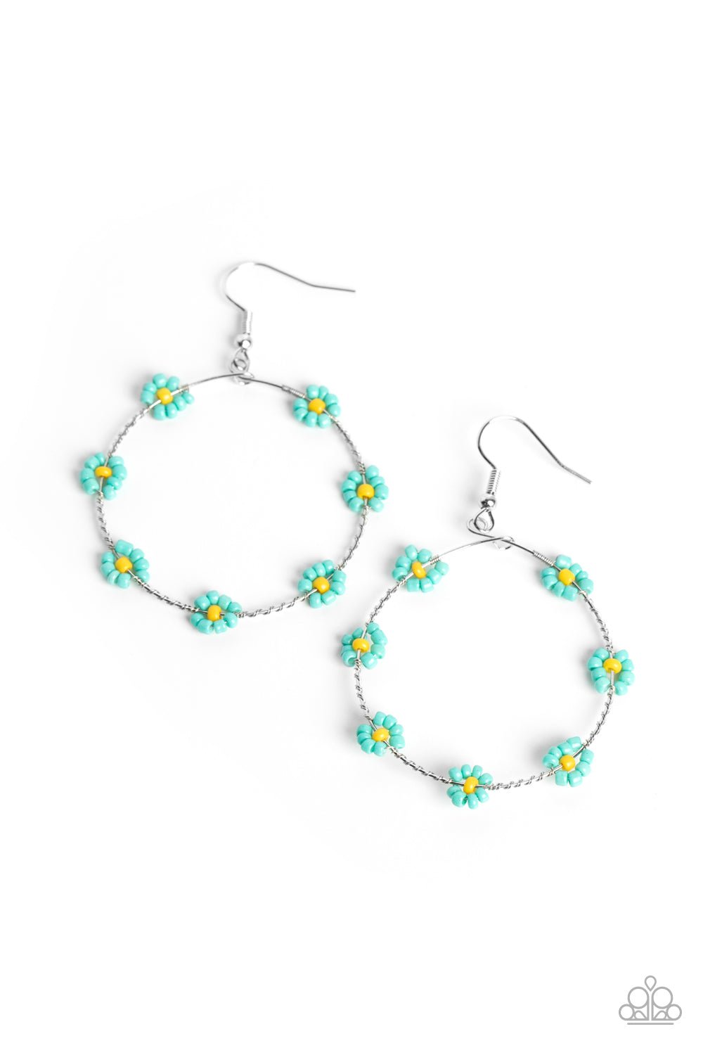 Dainty Daisies Blue Earrings - Jewelry by Bretta - Jewelry by Bretta