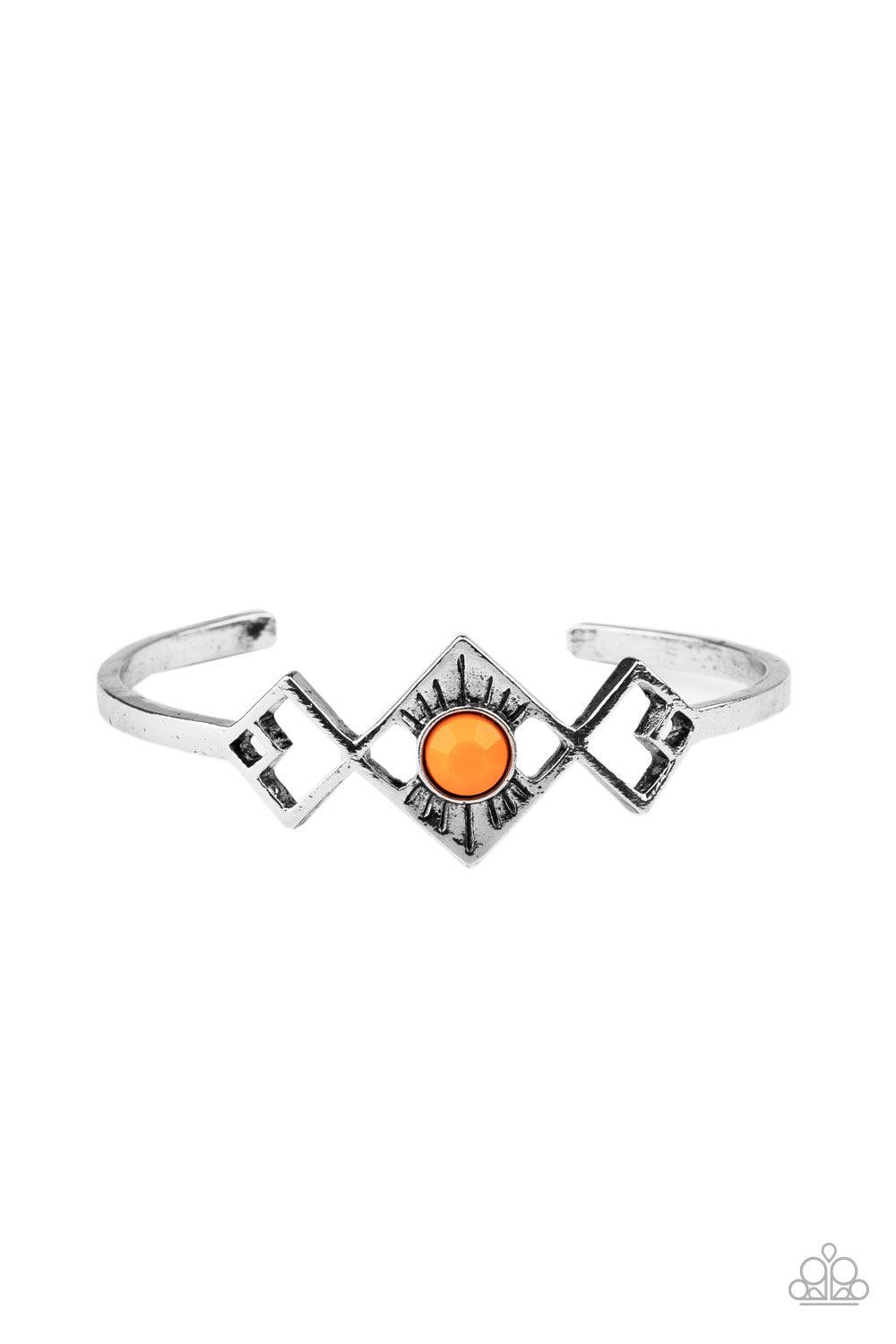 Dainty Deco - Orange Bracelet- Jewelry By Bretta - Jewelry by Bretta