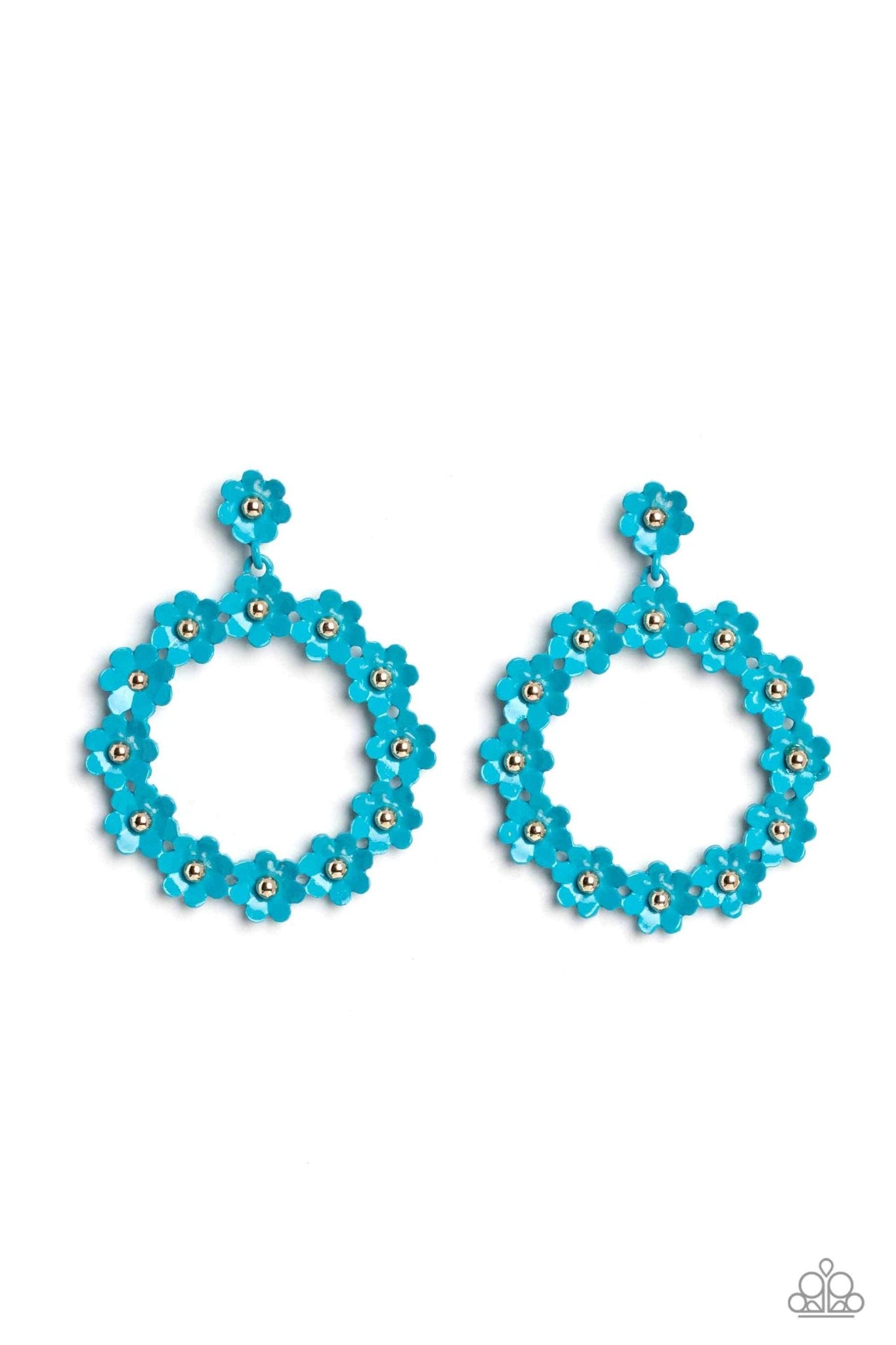 Daisy Meadows Blue Earrings - Jewelry by Bretta - Jewelry by Bretta