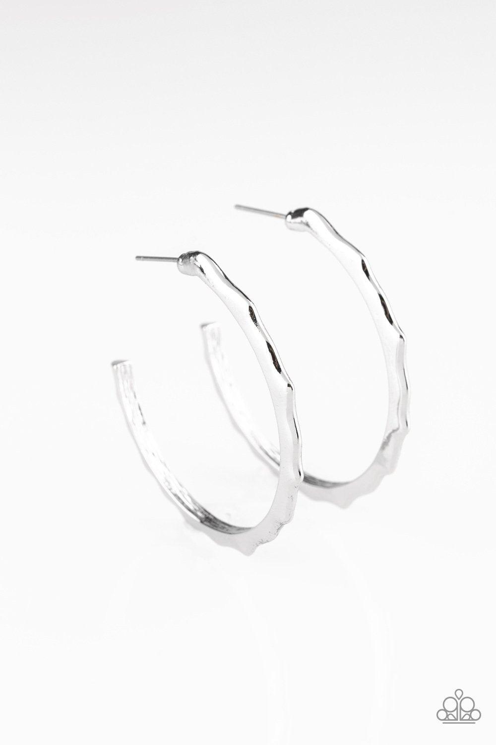 Danger Zone Silver Earrings - Jewelry by Bretta - Jewelry by Bretta