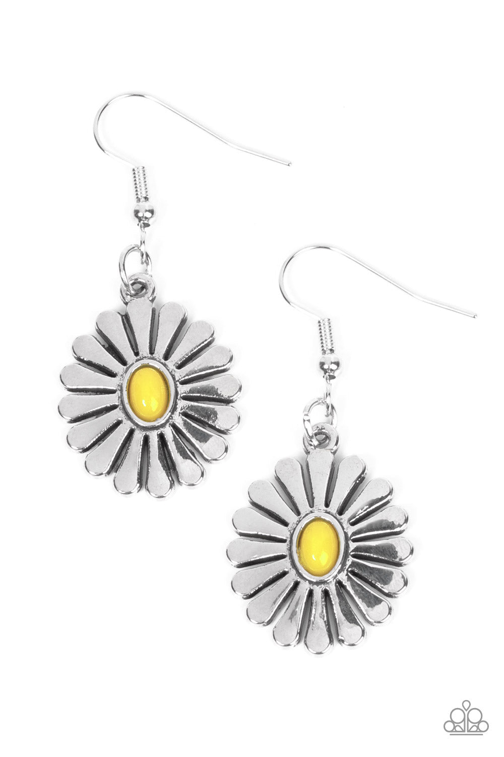 Delectably Daisy Yellow Earrings - Jewelry by Bretta - Jewelry by Bretta