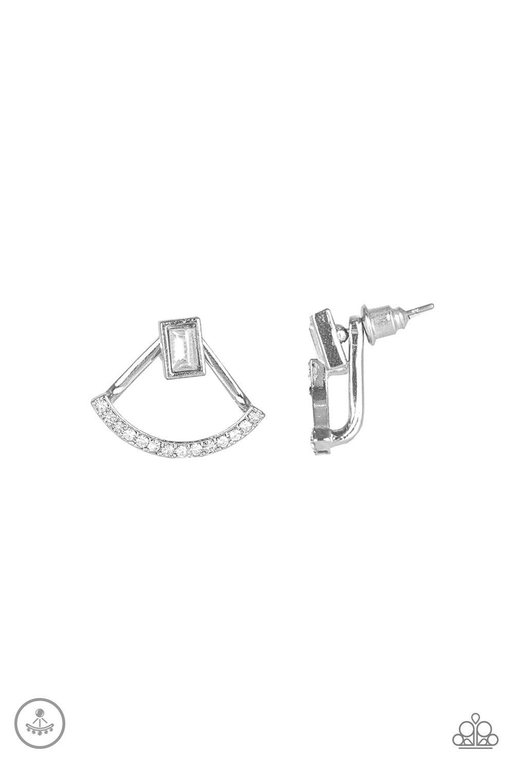 Delicate Arches White Earrings - Jewelry by Bretta - Jewelry by Bretta