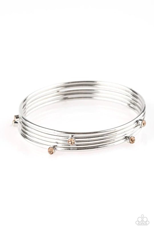 Delicate Decadence Brown Bracelet - Jewelry by Bretta - Jewelry by Bretta