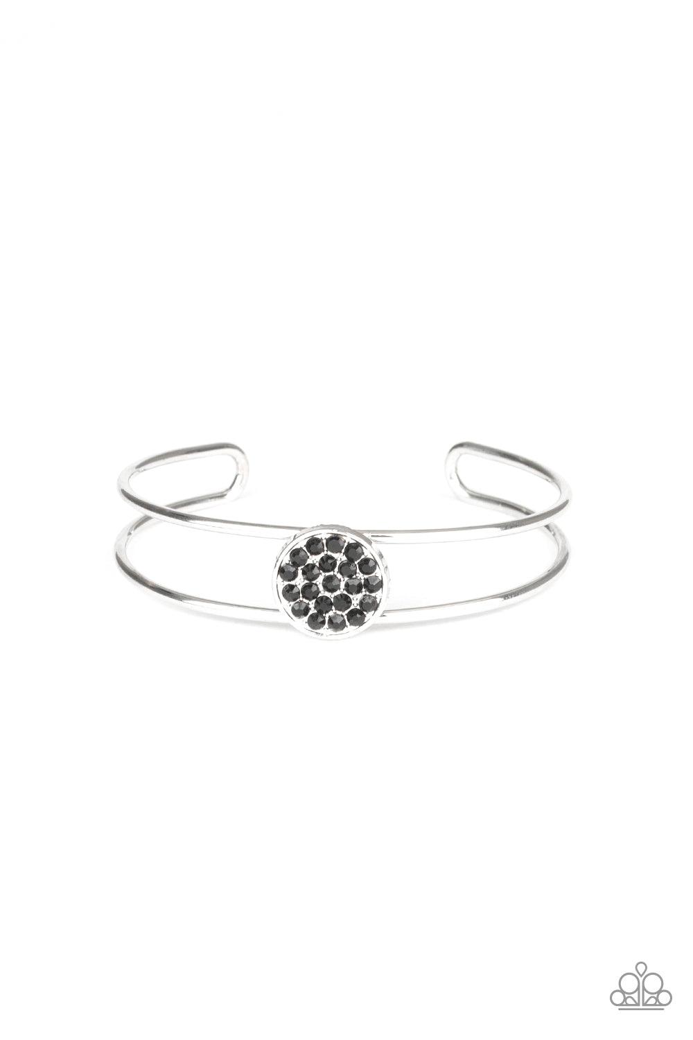 Dial Up The Dazzle Black Cuff Bracelet - Jewelry by Bretta - Jewelry by Bretta