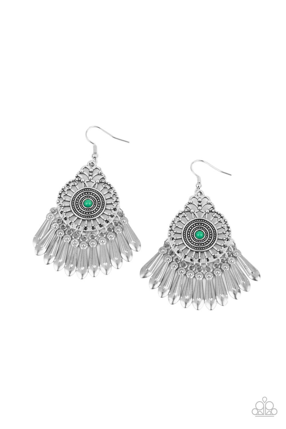 Dream a Little DREAMCATCHER Green Earrings - Jewelry by Bretta - Jewelry by Bretta