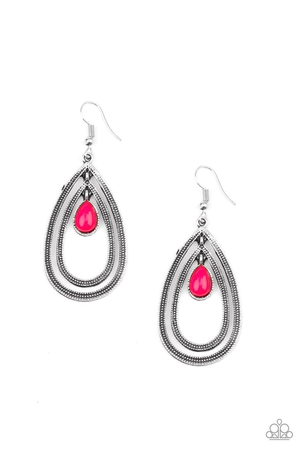 Drops of Color Pink Earrings - Jewelry by Bretta - Jewelry by Bretta