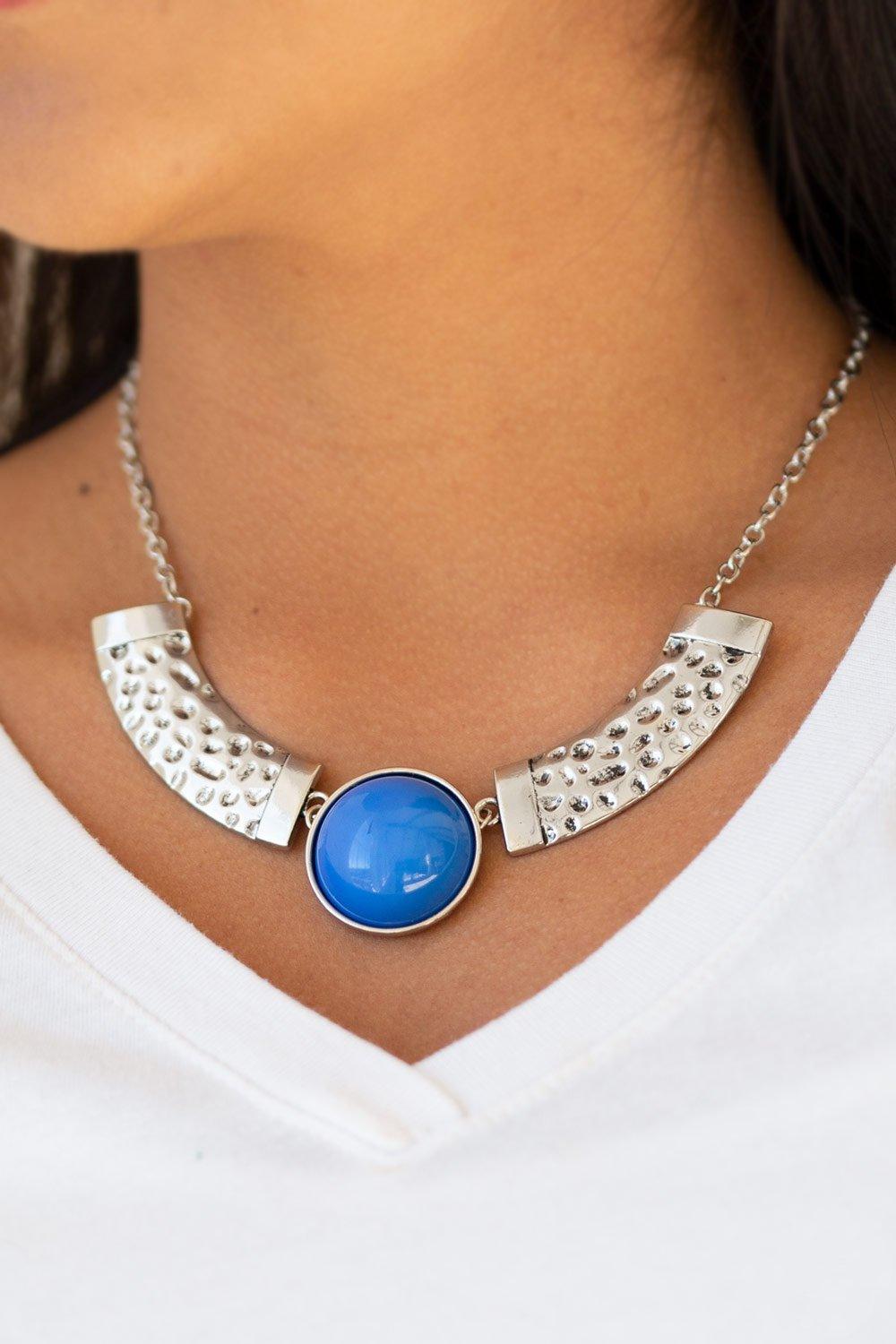 Egyptian Spell Blue Necklace - Jewelry by Bretta - Jewelry by Bretta